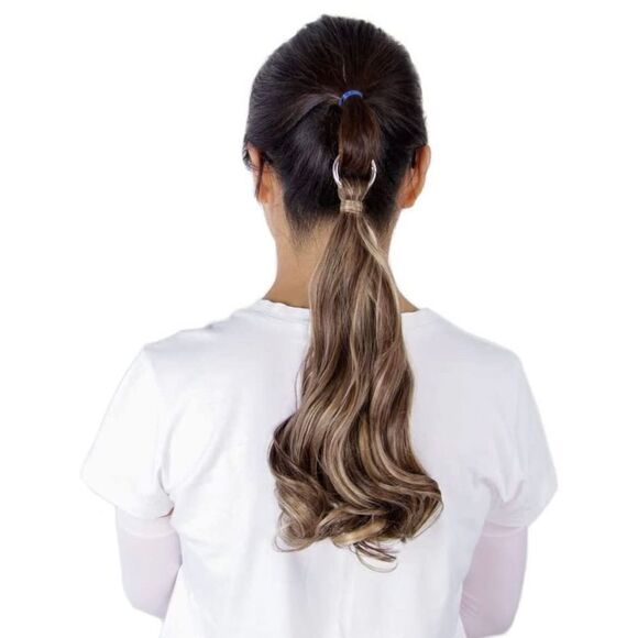Brandnew Short Ponytail Extension 14 Inch Blonde Ombre - Picture 3 of 9